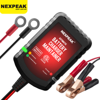 Car Battery Charger NEXPEAK NC075 Trickle Charger 12V 750mA Automatic Smart Battery Charger Maintainer