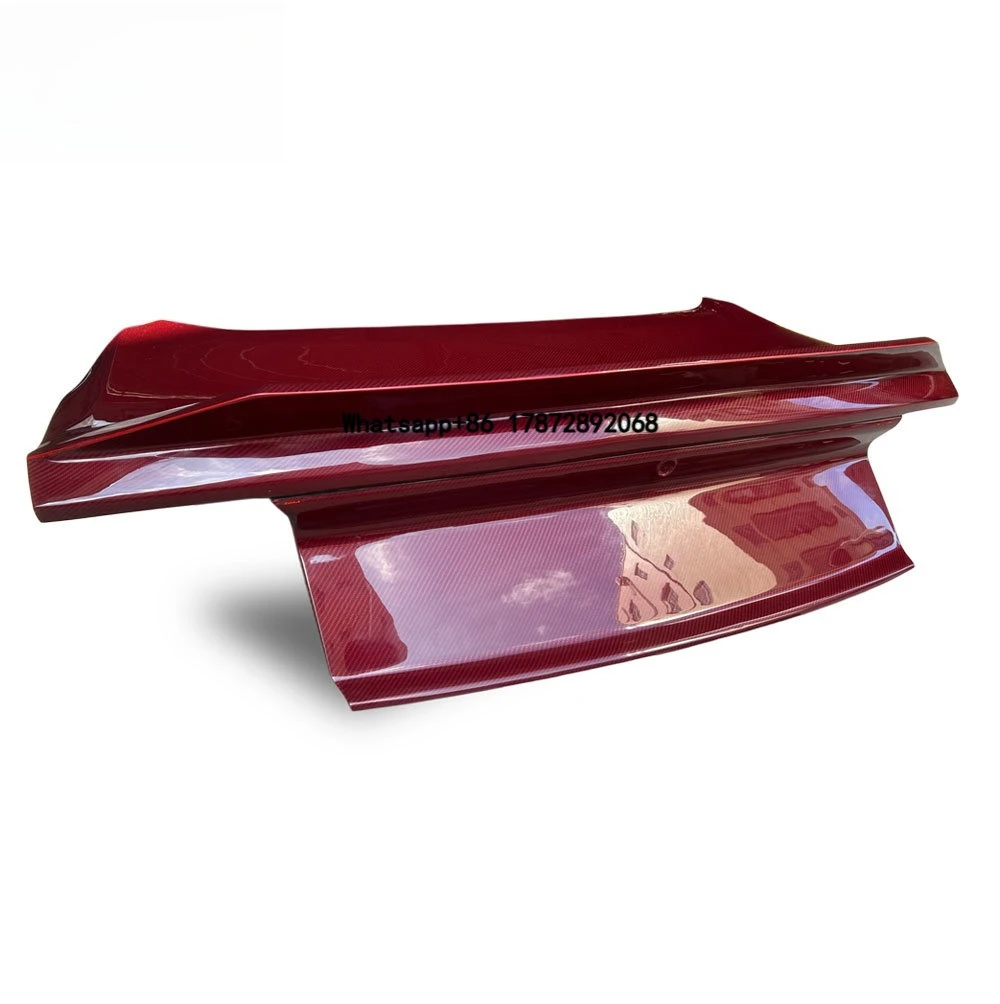 

Mustang Carbon Fiber Trunk Lid Suitable for 2015-2023 Modified CLS Red Carbon Fiber Trunk Lid