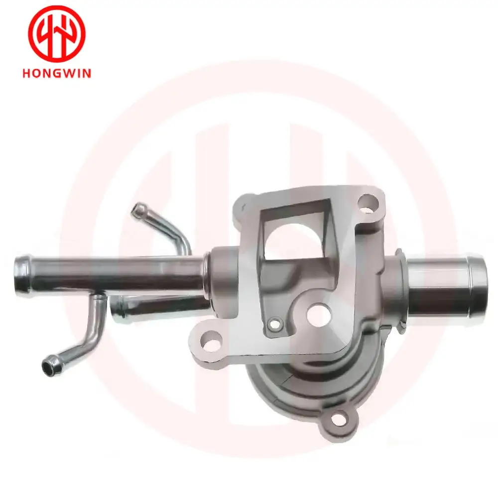 Inlet-Outlet Water Thermostat Housing For Hyundai Getz Accent 00-06 / KIA Rio 07-11 1.6L 25620-26160 25611-26100 25500-23010