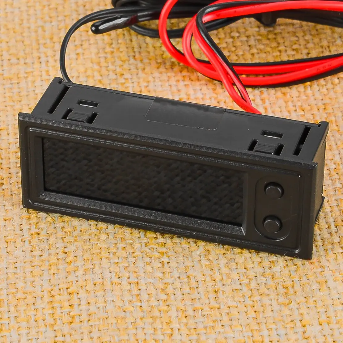 12V 3-in-1 Car Vehicle Thermometer Voltmeter Clock Red LED Digital Display Module fit for Universal view 3