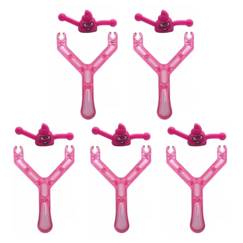 5 ชิ้น/เซ็ต Sticky ปลอม Poo Poop ของเล่นนิ้วมือ Poops Gag หนังสติ๊กของเล่น ของเล่น 15UB