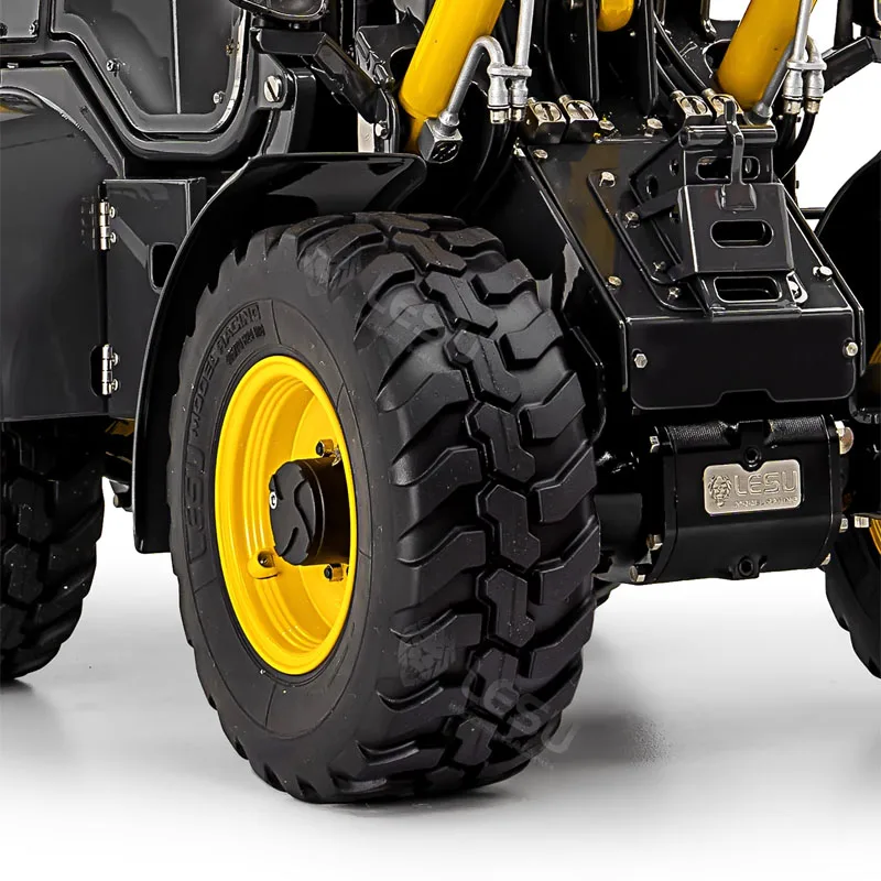 Noozxion especialidade lesu 1/14 aoue WA100M-8 adaptador de carregador 88cm diâmetro pneu diy peças modificação RD-2040 rc acessórios