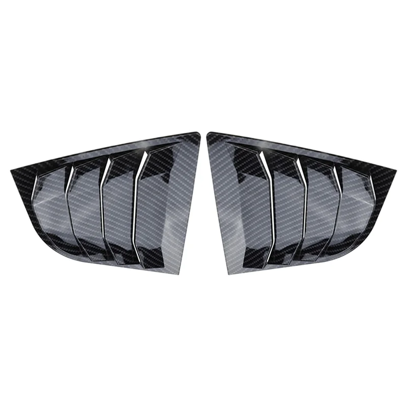 

Practical 1Pair Rear Side Window Louver Spoiler Panel 1/4 Quarter Cover For Kia Cerato Sedan 2013-2018 Accessories