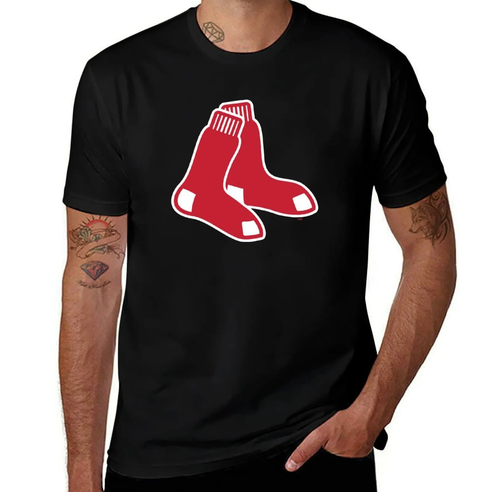 Camiseta funnySox-Boston-Redicon, camisetas gráficas para hombre, camisetas g para hombre, camiseta para hombre
