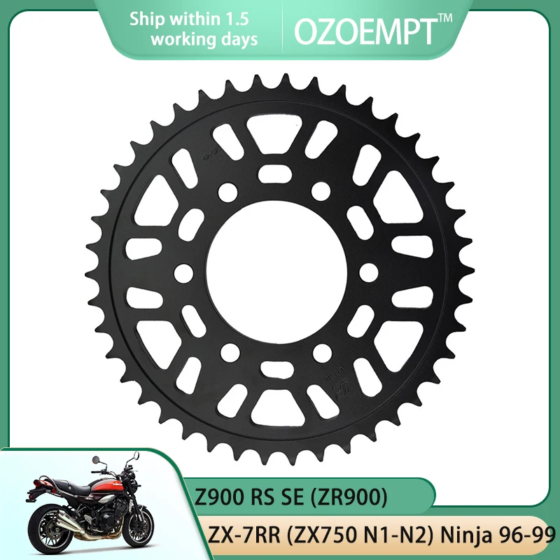 

OZOEMPT 525-42T Motorcycle Rear Sprocket Apply to ZX-7RR (ZX750 N1-N2) Ninja 96-99 Z900 ABS SE (ZR900 ) 20 Z900 RS SE (ZR900)