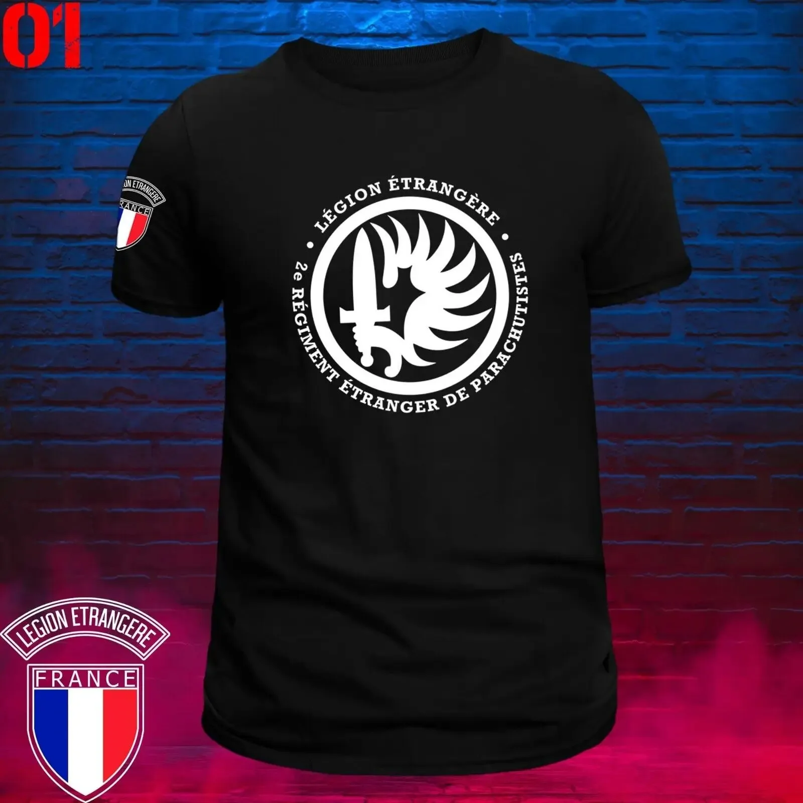 French Foreign Legion Légion Etrangère Special Forces World War Army T-shirt Women Short Sleeve Casual Cotton Men T Shirt