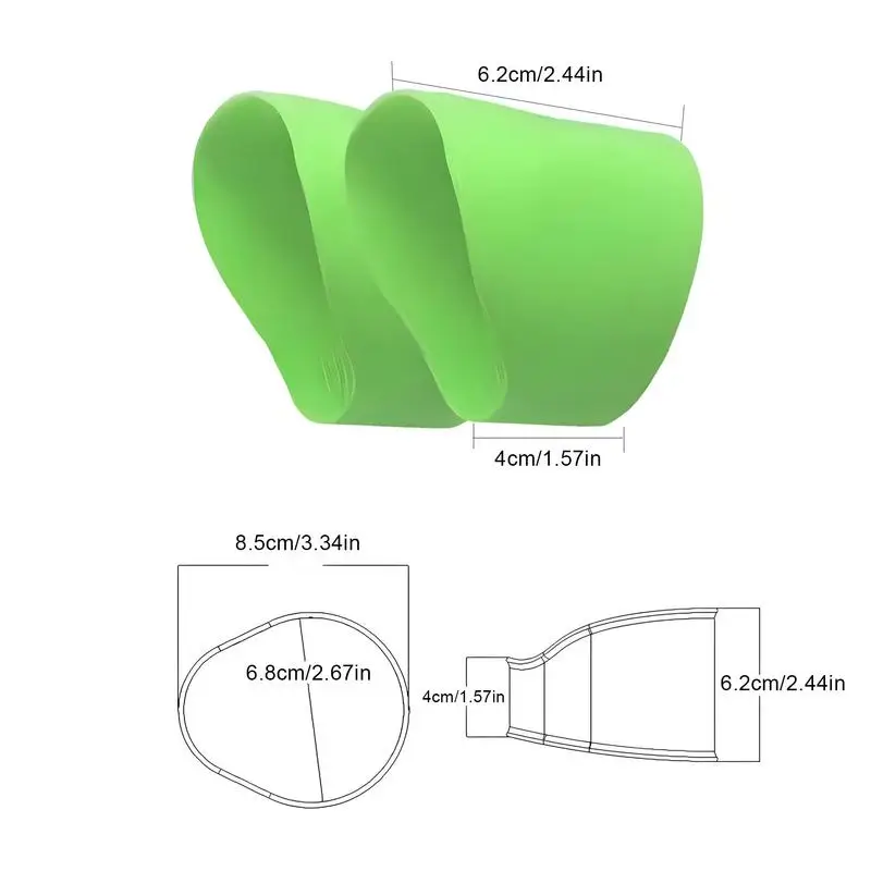 2 pezzi comodo accessorio per scarpe da calcio copriscarpe da calcio copriscarpe da calcio giovanile copriscarpe in Silicone per calcio calcio