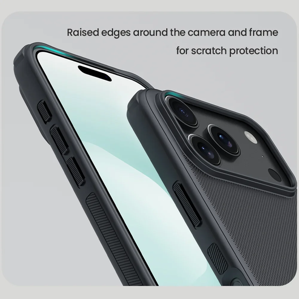 NILLKIN For iPhone 17 Pro Max Magsafe Case Super Frosted Shield Pro Magnetic Wireless Charging Back Cover For iPhone 17/17 Pro