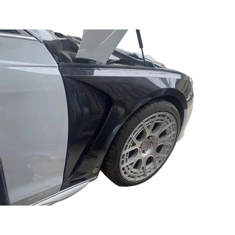 Garde-boue avant en Fiber de carbone adaptés pour A4 S4 RS4 B9 2017-2023