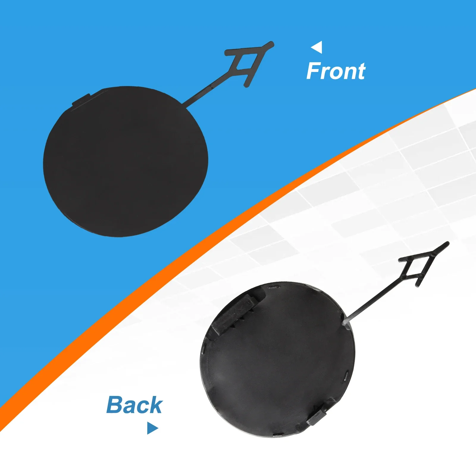 المصد الخلفي سحب هوك غطاء غطاء سحب العين لشروليه ماليبو اكسسوارات 2013 2014 2015 #2