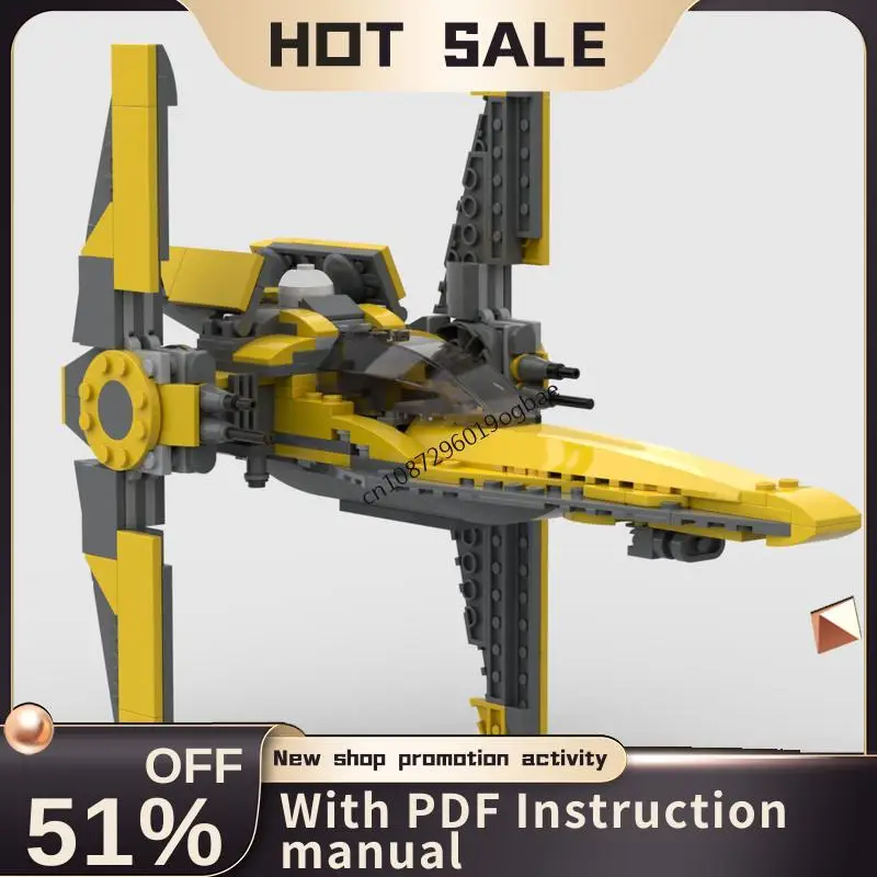 

Новинка, 283 шт., знаменитая звезда, боевой фильм Moc V-Wing, модель звездного истребителя, креативные идеи «сделай сам», детские игрушки, подарки на день рождения, строительные блоки