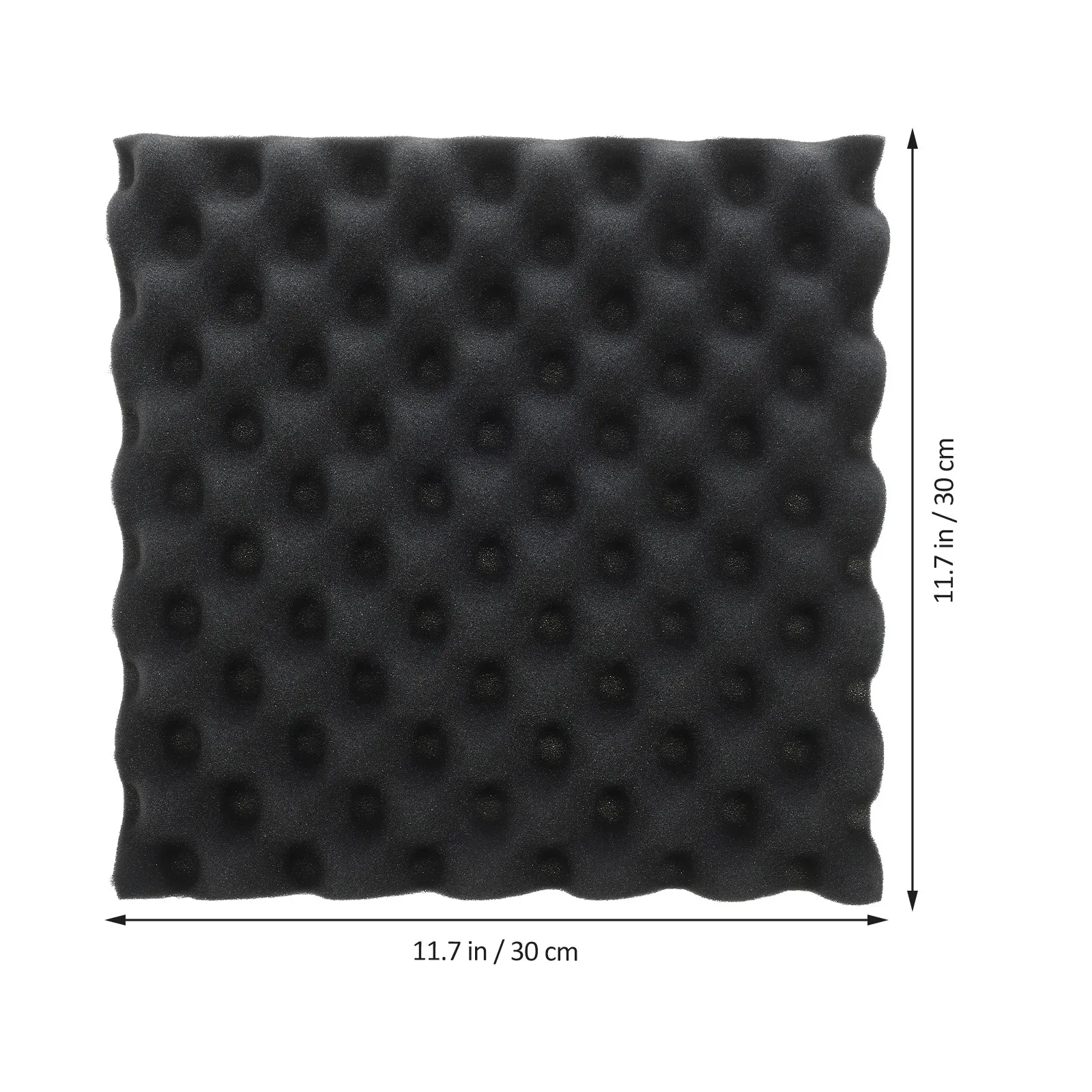 12Pcs Acoustic Soundproof Panels Self-Adhesive Sound Insulation Foam Egg Crate Design Flame Retardant Sound Dampening Noise