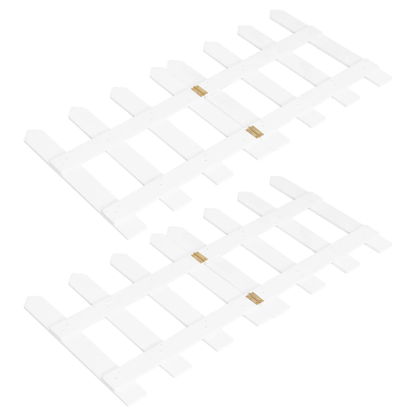 

1Set 1.2m Wooden Picket Fence Decorative Garden Outdoor Privacy Fence for Courtyard Lawn Hotel Guesthouse Christmas Tree