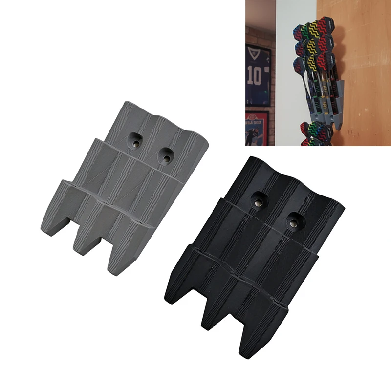 Wall‑Mounted Dart Display Storage Rack, Holds Up to 9 Darts, Polypropylene Holder for Home Game Room, Practical Decor Gift