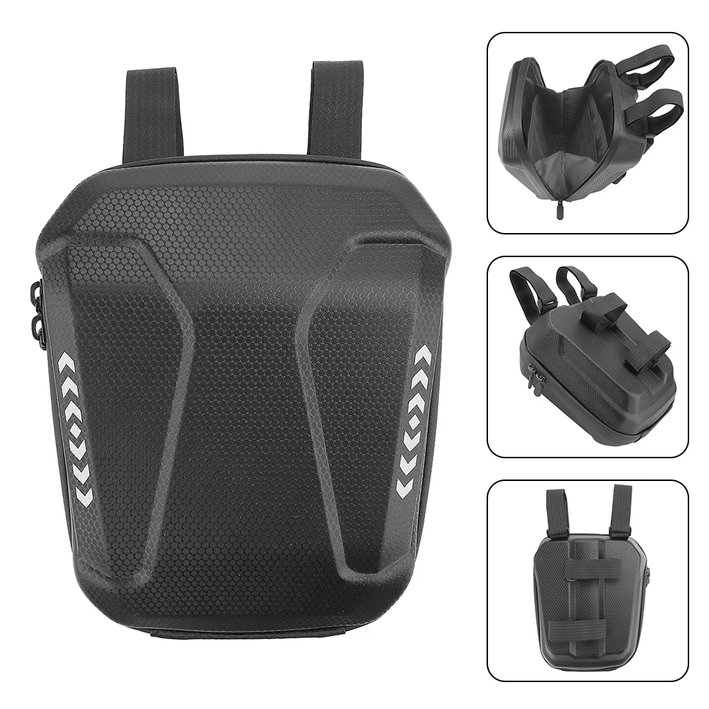 1pc 2.5L Waterproof EVA Front Hanging Bag For Electric Bicycle Scooter E-Bike Tube Bag Built-in Mesh Bags Binding Design