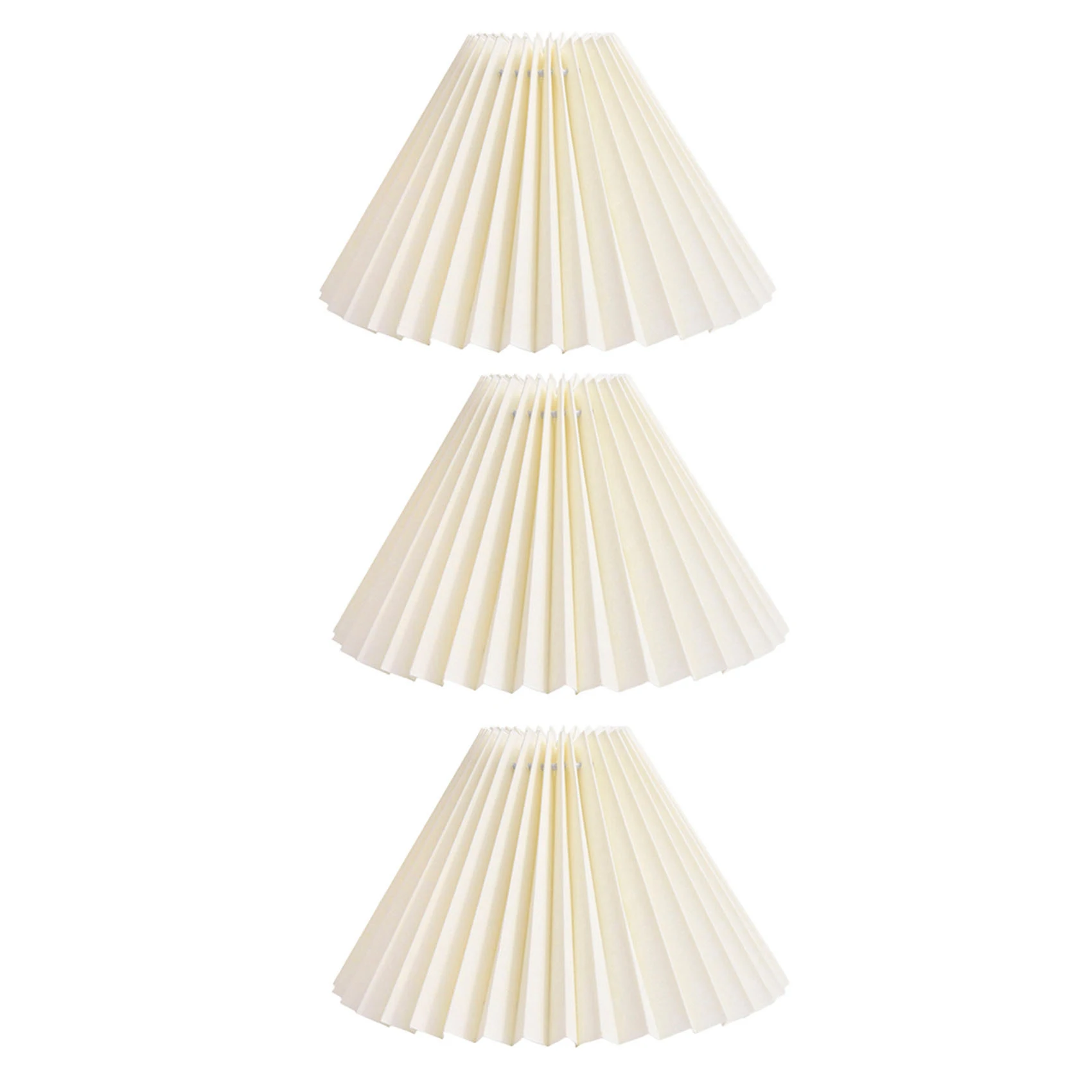 ABYN-3X Pleats Lampshade Table Lamp Standing Lamps Japanese Style Pleated Lampshade Creative Desk Lamp Shade Bedroom Lamps -B