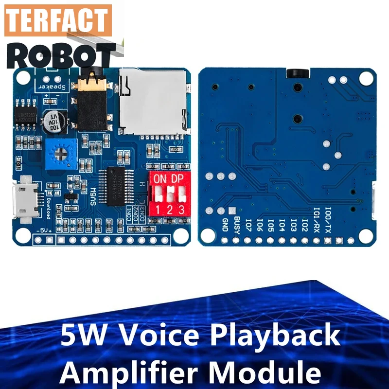 modulo-amplificador-de-reproducao-de-voz-5w-1-5-pecas-com-reprodutor-de-musica-mp3-cartao-sd-tf-integrado-gatilho-uart-i-o-classe-d-para-arduino