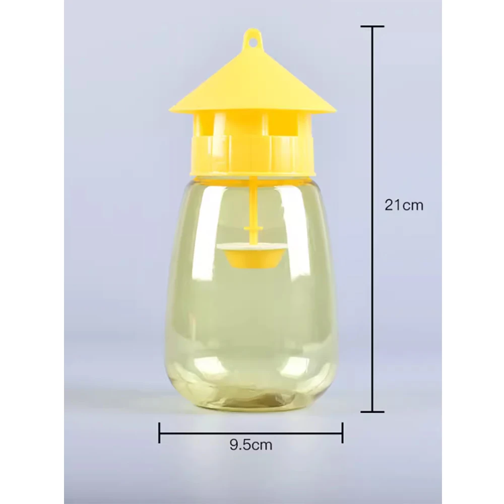 Fruit Fly Trap Killer Yellow Plastic Drosophila Trap Anti Fly Fruit Fly killer Catcher Orchard Insect Trap Pest Control Products