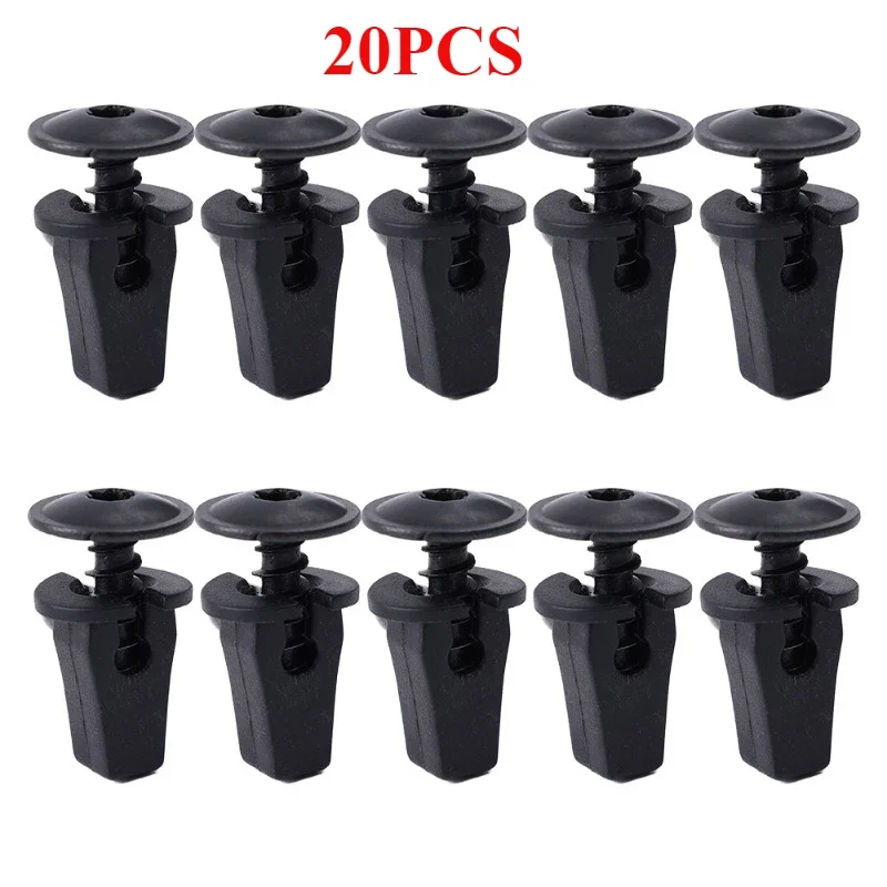 

20pcs Auto Parts Engine Cover Undertray Splashguard Wheel Arch Torx Screw Retainer Auto Fender Lining Snap Fastener Clips Bolt