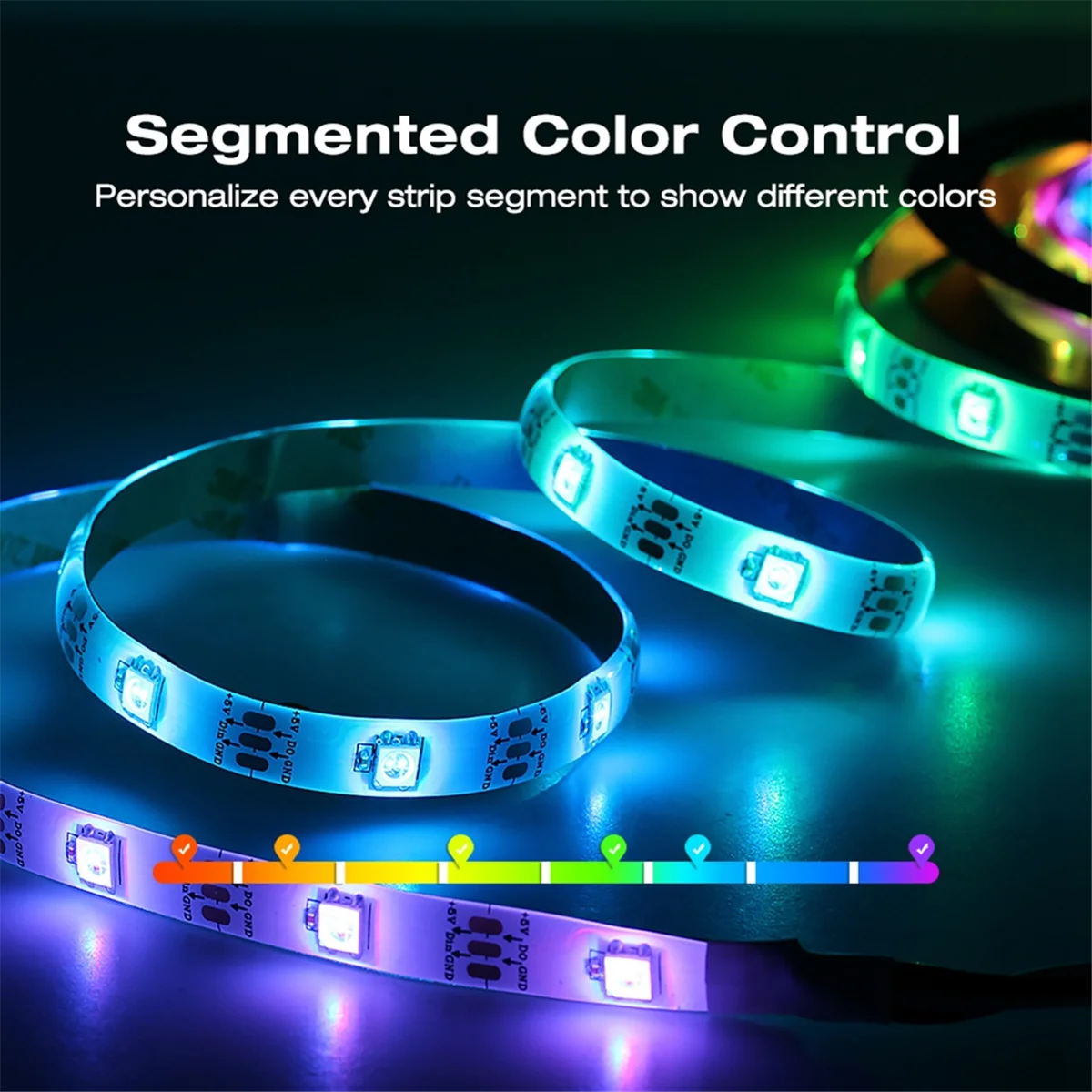 New GLEDOPTO ESP32 WLED LED Controller Smart Dimmer 800IC Segmented Color Funtion for RGBWS2811/2812B/2813 WIFI Strip Lights
