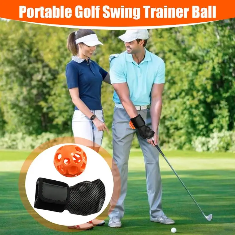 

Portable Golf Swing Trainer Multipurpose Posture Correction Training Aid Orange Swing Training Tools Golf Swing Trainer For