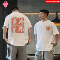 American Street Sport Print T-shirt Men Summer 2025 New 100% Cotton High quality Casual Short Sleeve Tee Y2k Tops Mens Clothing