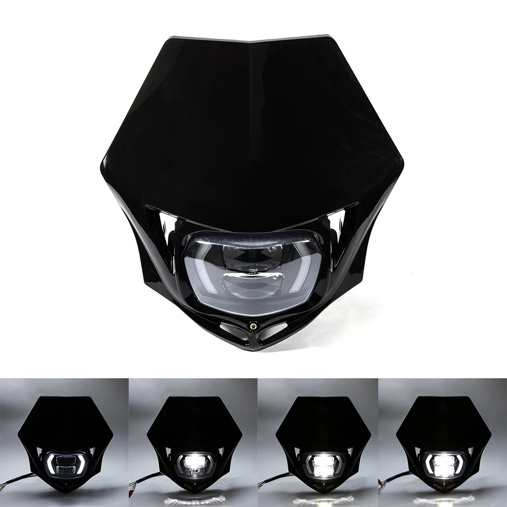 Placa de faro delantero Enduro para motocicleta Honda CRF 150 230 XR YP20 2016-2023, carenado de faro de motocross, piezas para moto de cross