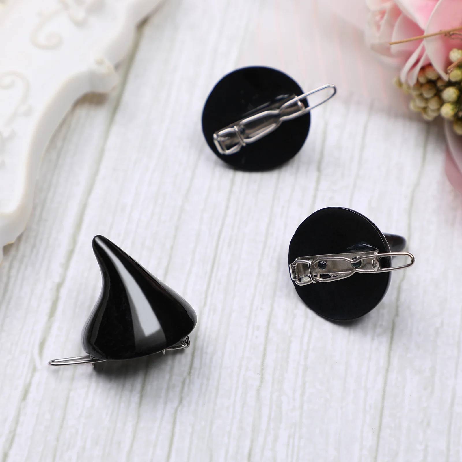 Hair Barrettes Pin Party Accessories Horn Clips Headgear Demon Hairpins