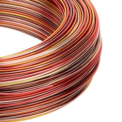 1mm Multicolor Bendable Aluminum Wire for Jewelry Making DIY Necklace Bracelet Handwork Beading Craft Wire about 93.6m