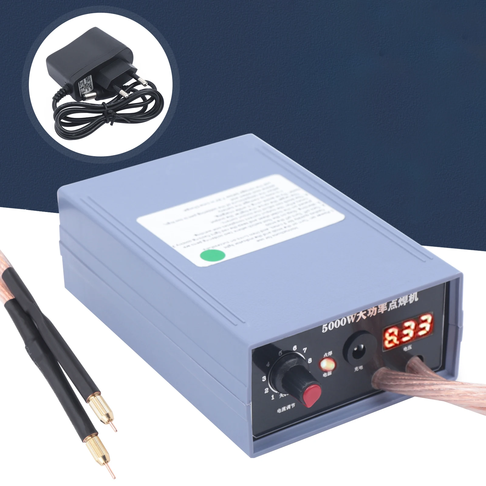 5KW Welding Machine Device Spot Welder Equipment 18650 Battery Current Adjustable Soldering Set