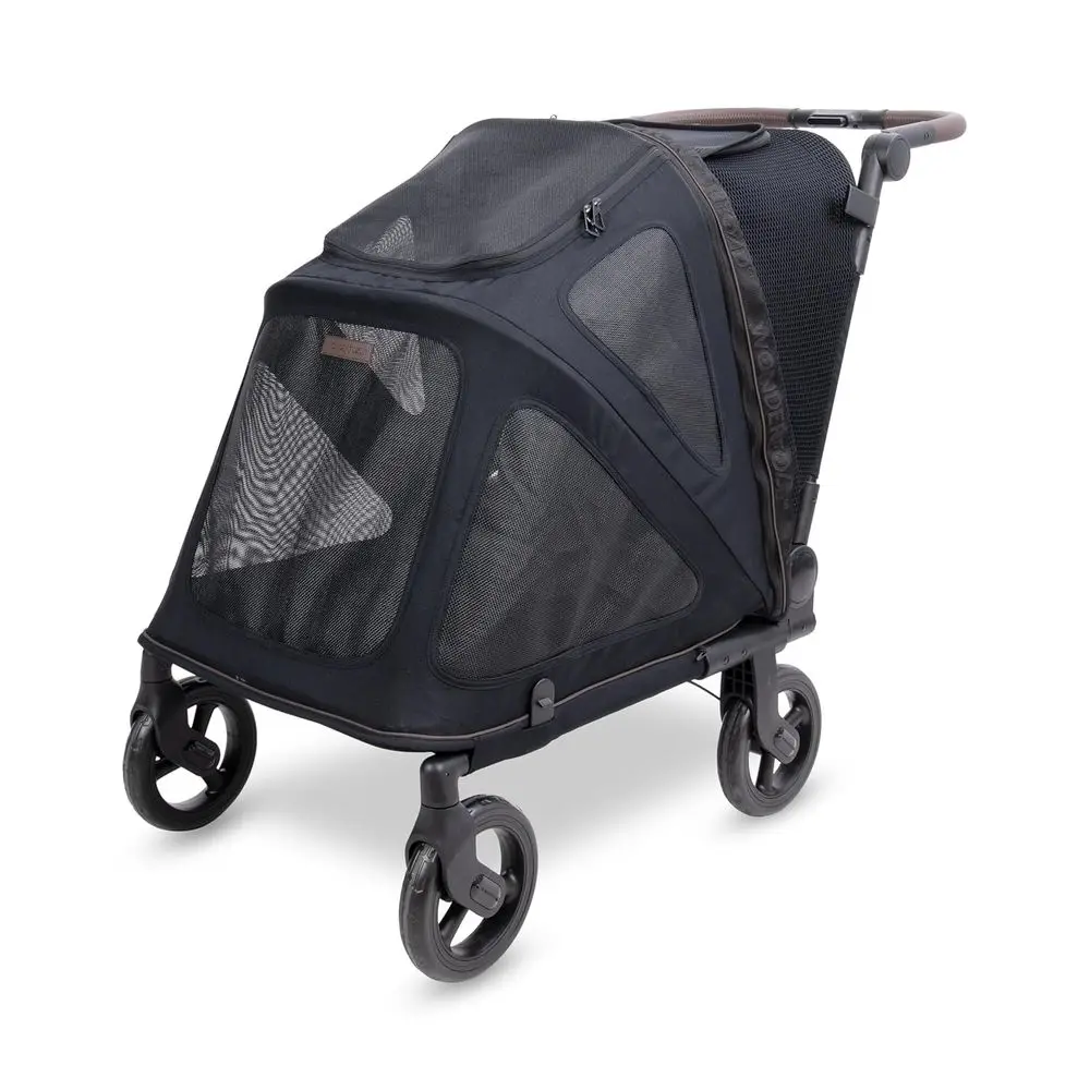 

Medium-Sized Black Pet Stroller for Outdoor Adventures