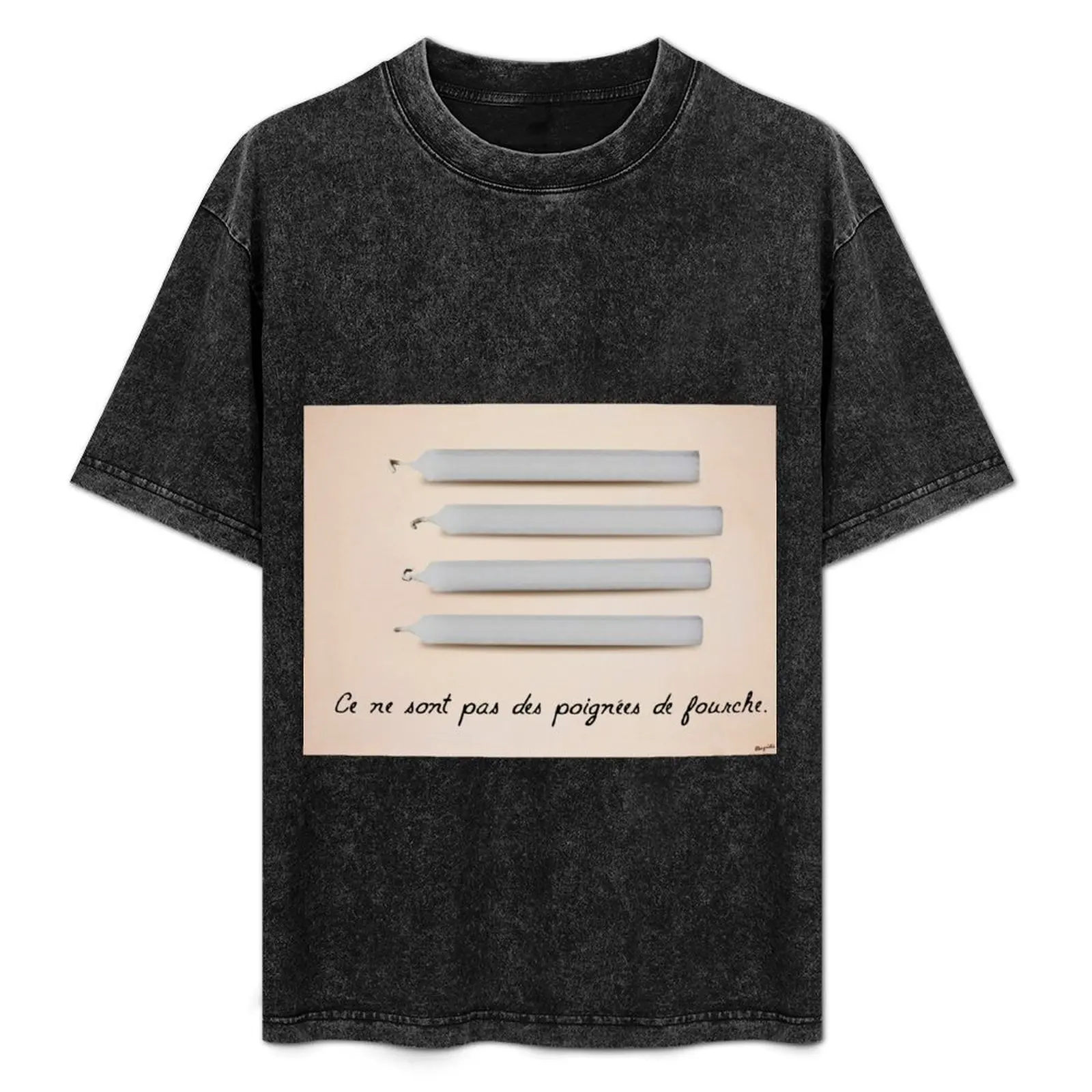 

The Two Renés by Magritte T-Shirt Moisture Control Sports Tee