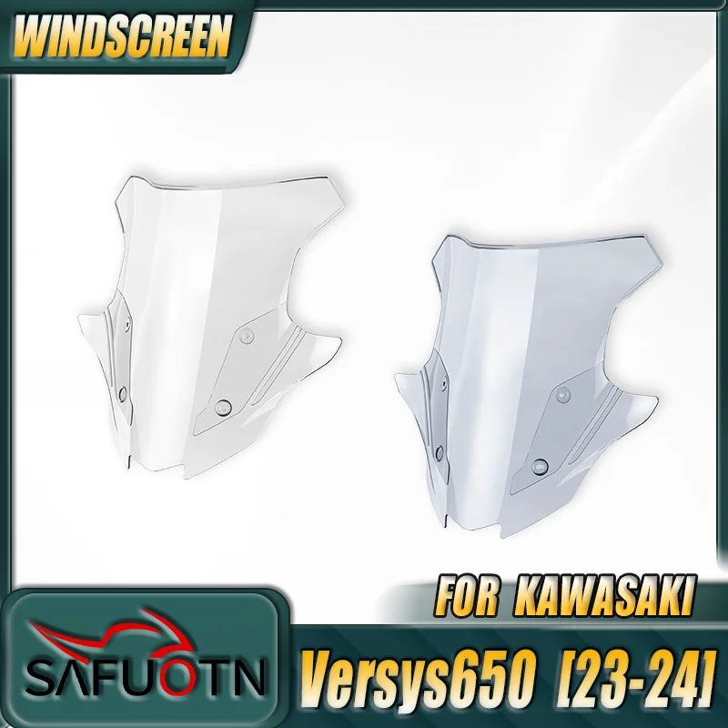

Windshield Sport Touring Windscreen for Kawasaki Versys650 2023 2024 2025 Wind Deflector Shield Screen