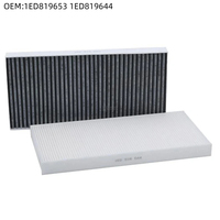 1Pair Car Cabin Air Filter OEM 1ED819653 1ED819644 for Vw ID3 ID.4X ID.6X ID.4 Crozz ID.6 Crozz Model Cabin Air Filter