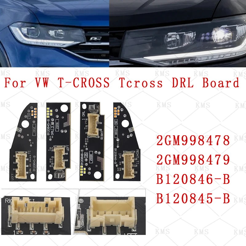 New 2GM.998.478 Turn Signal Board OEM B120845-B For VW T-CROSS Tcross LED Headlight Module B120846-B 2GM.998.479