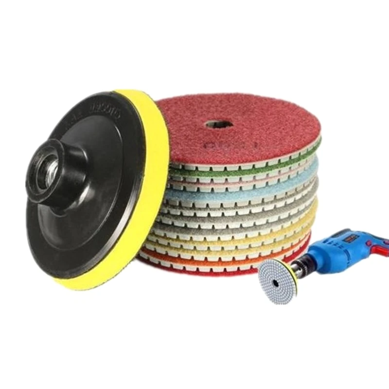 

100mm Diamond Polishing Pad Stone Polisher Suitable for Various Surfaces