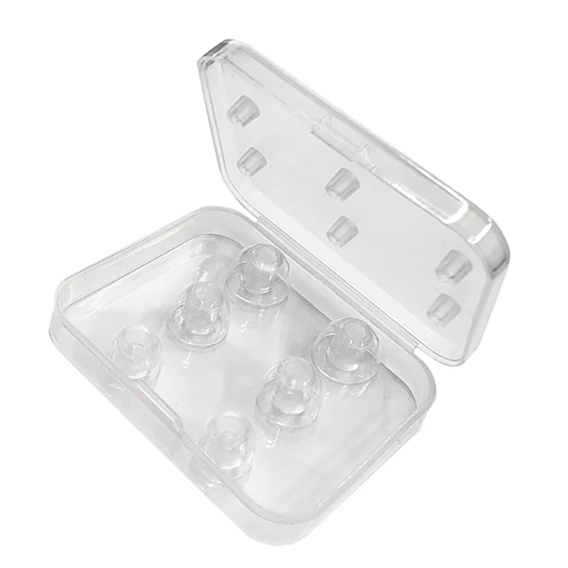 2025 nuevo 6 uds almohadillas silicona para auriculares 4,0mm-6,0mm almohadillas repuesto para auriculares