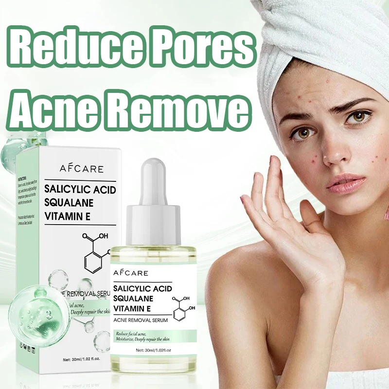 

30ml Reduce pores Anti Acne Face Serum Salicylic acid Face Essence Moisturizing Firming Remove Large Pores Serum