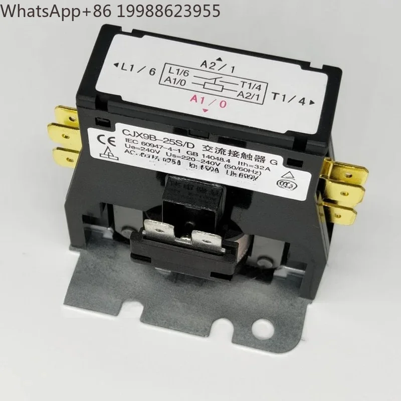 1pcs CJX9B-25S 220V 32A for Air Conditioner Outside Unit Compressor Relay AC Contactor Parts