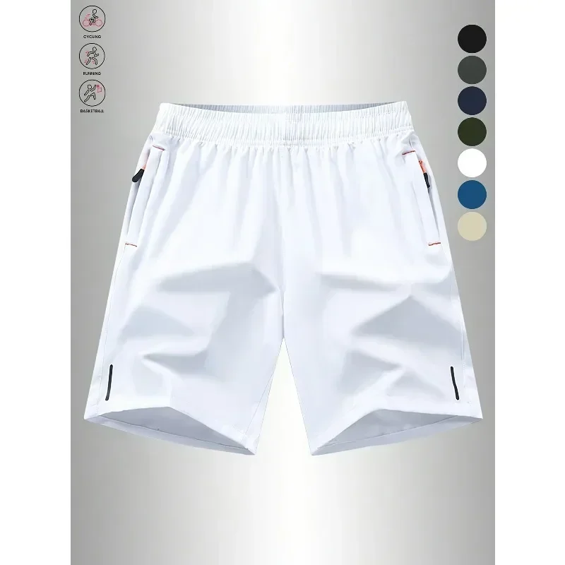 Men's Running Gym Shorts Polyester Blend Quick Dry Lightweight Workout Shortspvv