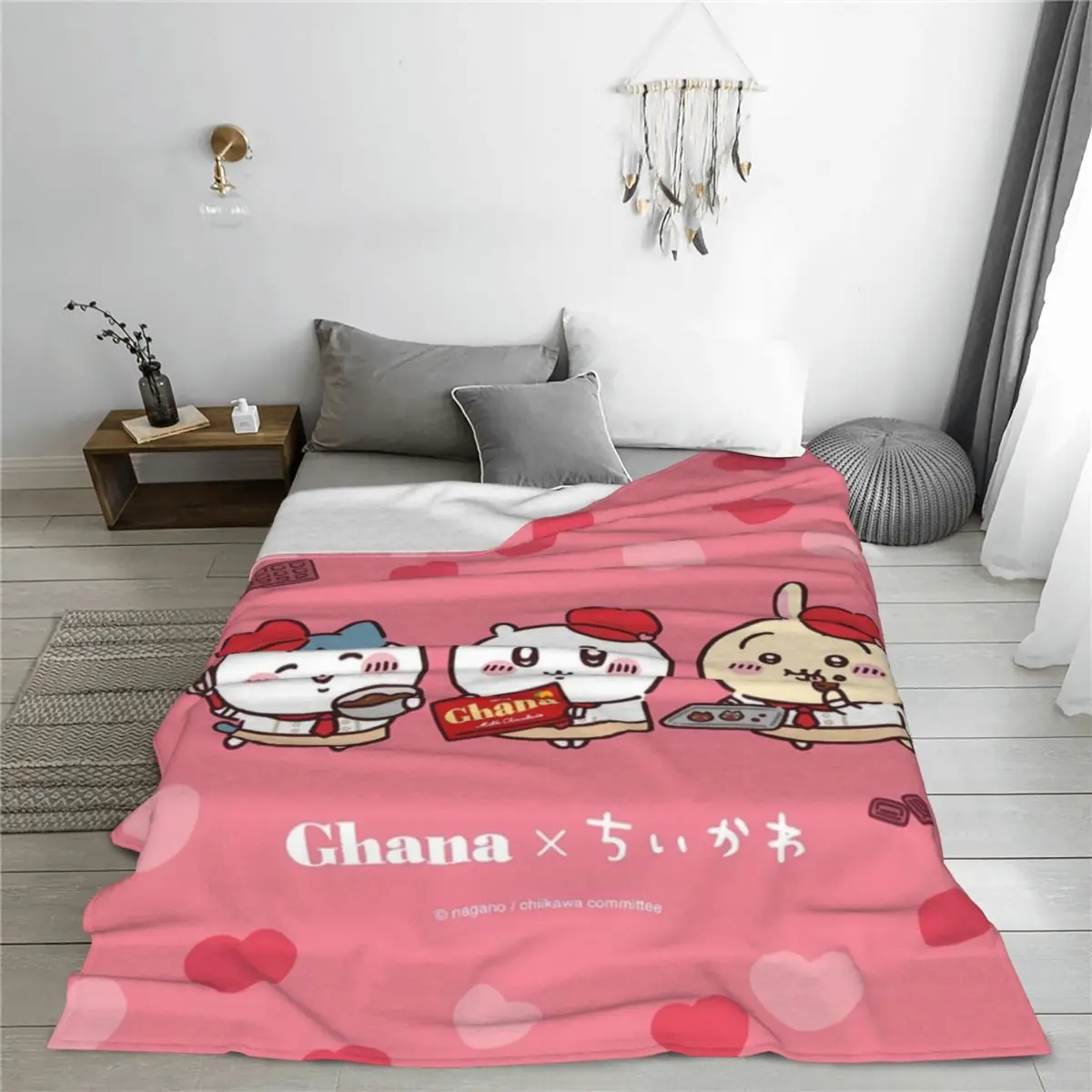Chiikawa Blankets Decorative Flannel Throw Blanket For Couch Bed Warm Soft Design Quality Bedspread Gift Idea image 5
