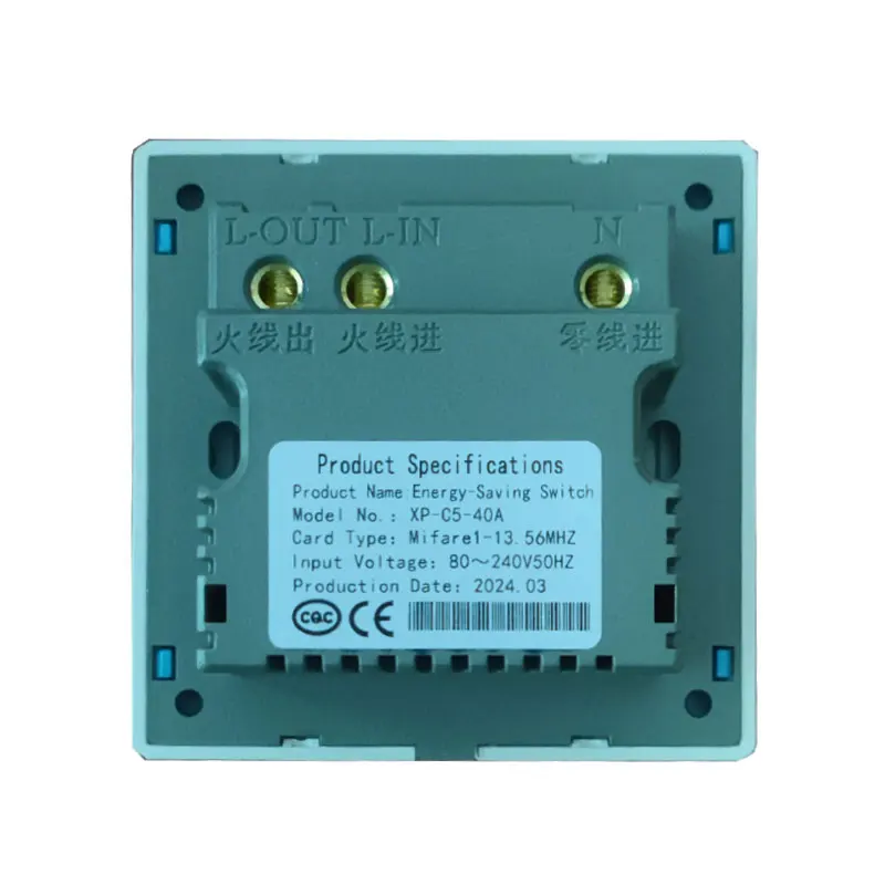 10 stücke Energie sparsc halter Hochfrequenz 13,56 m IC-Karte Wide Voltage 80-240V 40a Ausschalten 15s Zeit verzögerung