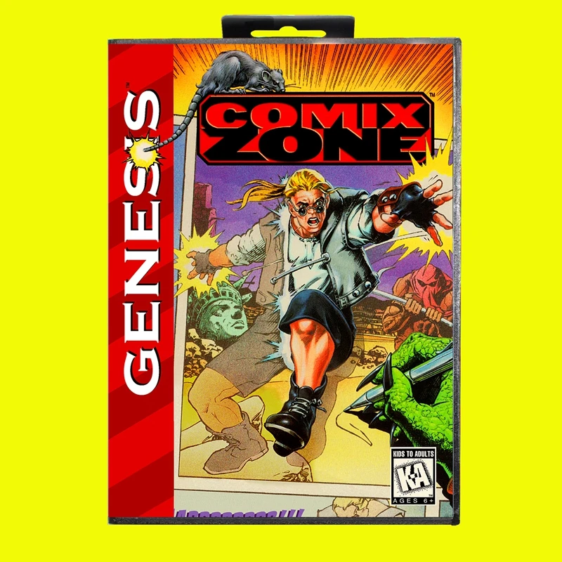 

Игровая карта Comix Zone MD, 16-битный картридж для игровой консоли Sega Megadrive Genesis