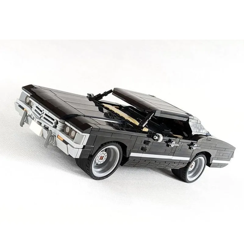MOC-165282 새로운 90 년대 도시 스포츠카 레이싱 빌딩 블록 모델 925 부품MOC 크리 에이 티브 소년 어린이 생일 빌딩 블록 장난감