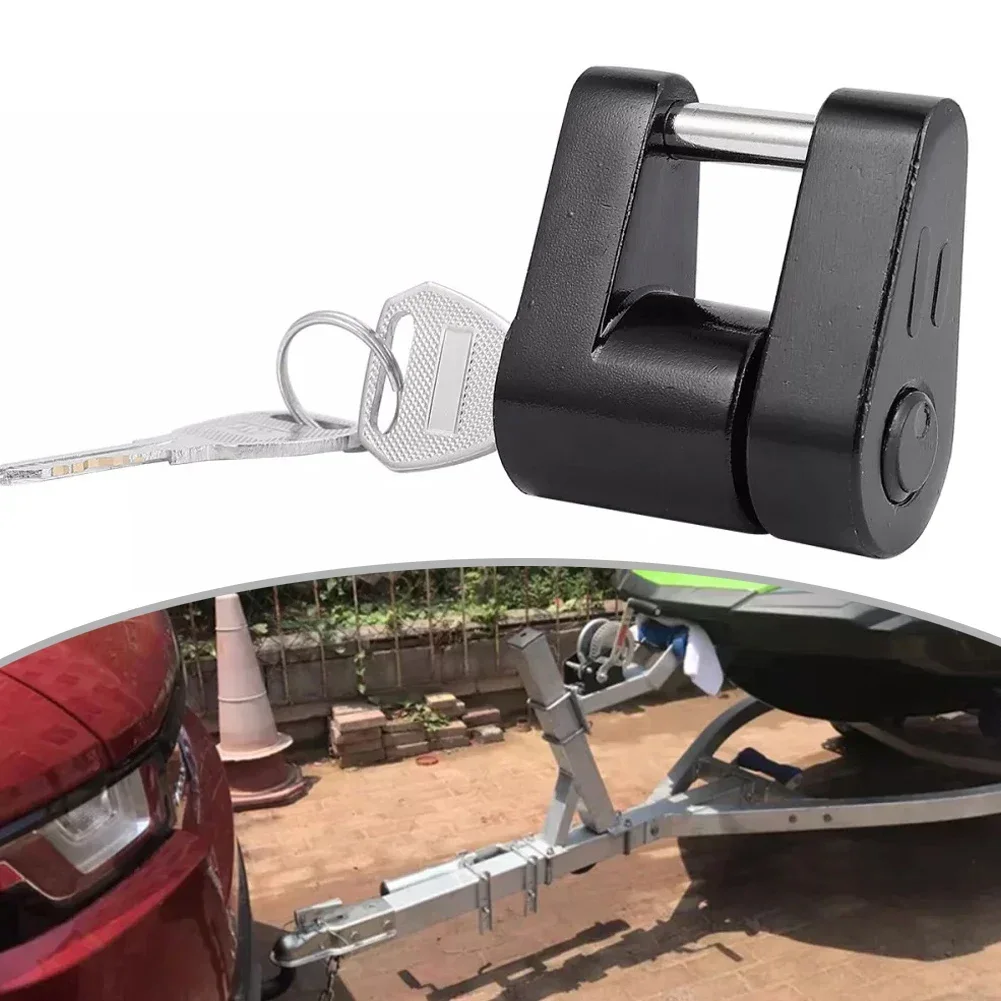 Seng Aloi kunci Trailer gembok Trailer kunci lidah Hitch Coupler kunci tugas berat Universal Trailer Hitch Pin kunci alat