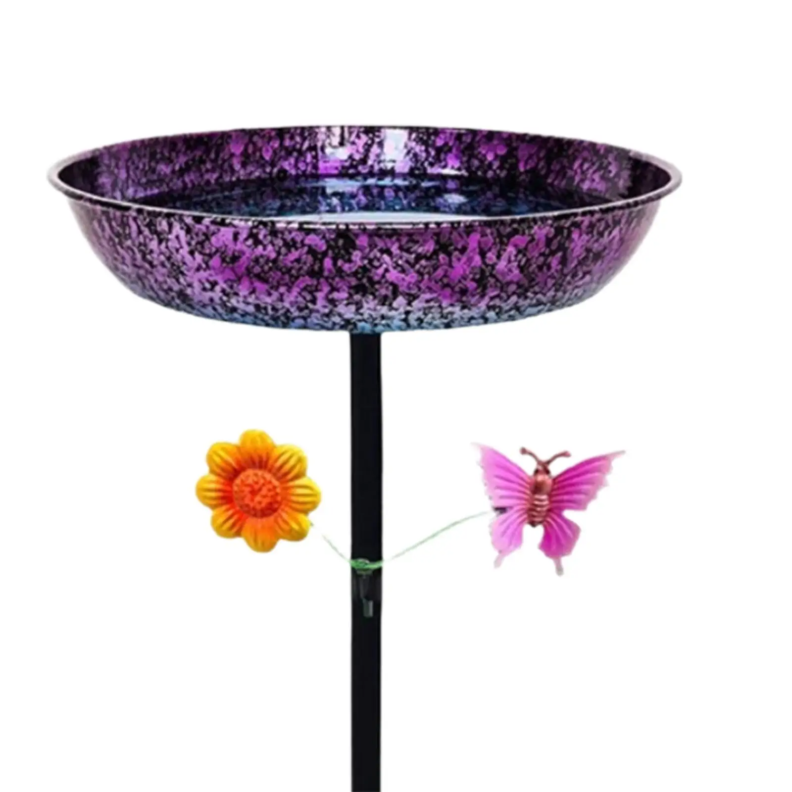 Bird Bath Bowl Garden Birdfeeder Versatile Heavy Duty Sturdy Outdoor Birdbath for Yard, Courtyard, Outside, Patio, Decoration