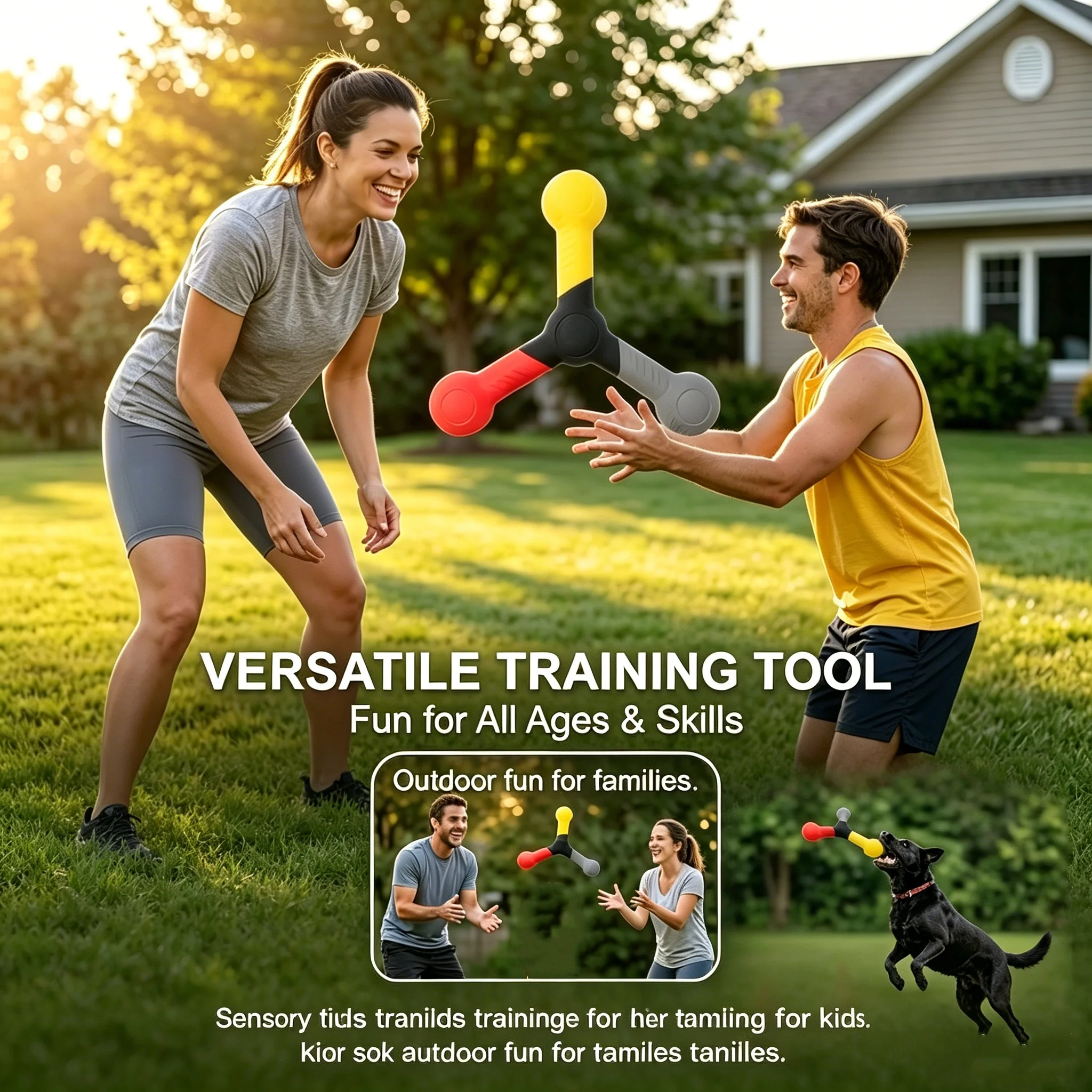 Dart Frisbee Reflex Training Tossing Stick Reaction Speed Hand Eye Coordination Baseball Basketball Outdoor Sports Training Gift