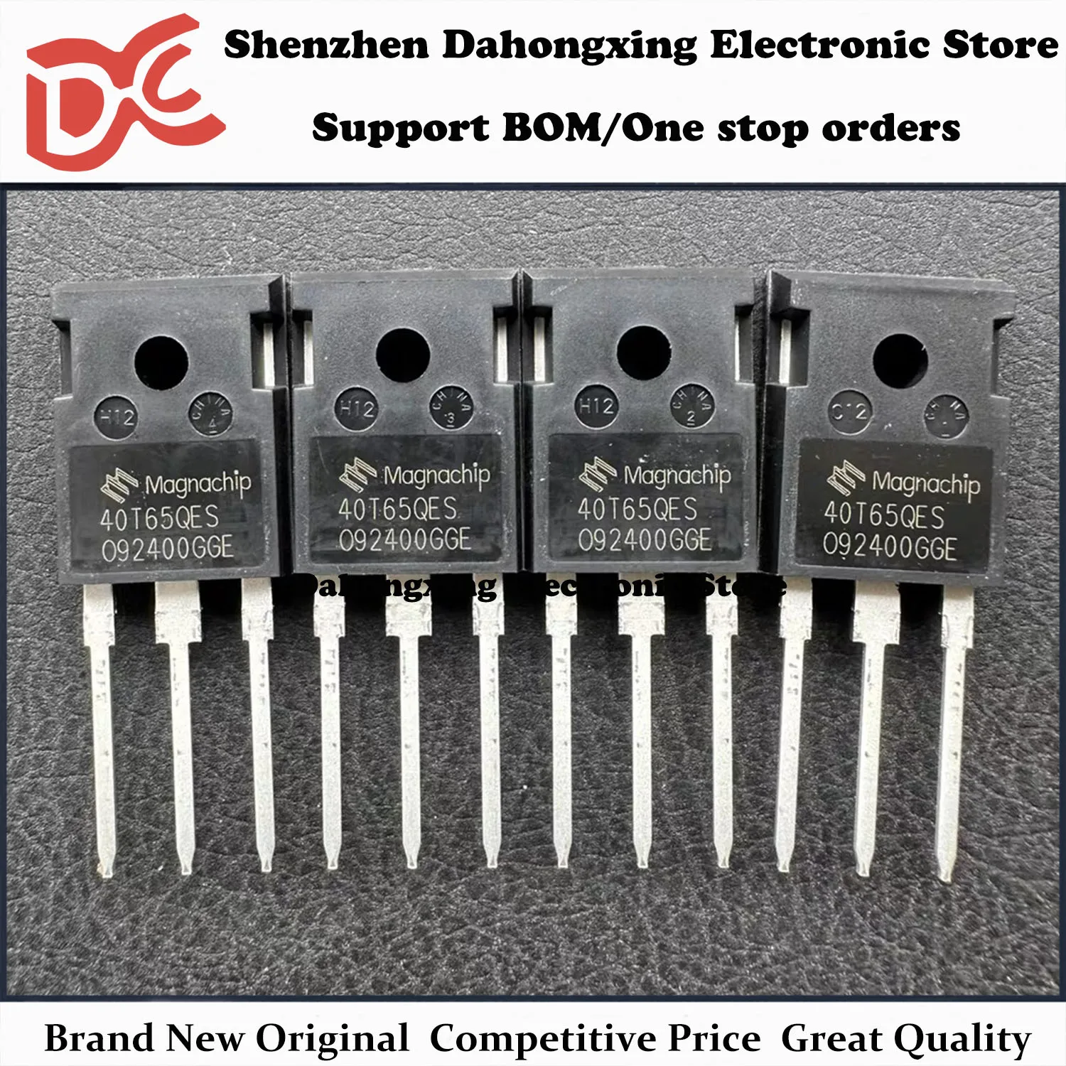 New Original 10Pcs MBQ40T65QES 40T65QES TO-247 40A 650V Powerful IGBT Transistor Electronic Components Great Quality