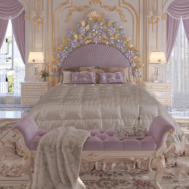 

Low Price Design European Double Bed Base Unique Modern Pliable European Double Bed Frame Wooden Cama Matrimonial Home Furniture