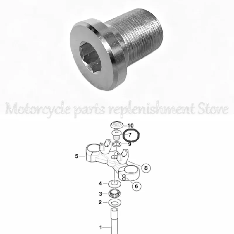 

For BMW K25 K70 K71 K72 K75 K73 K14 K17 K18 K19 Upper connecting plate adjusting bolt